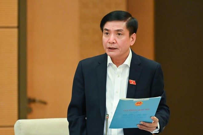 Tổng Thư ký Quốc hội Bùi Văn Cường báo cáo về việc chuẩn bị Kỳ họp thứ 4, Quốc hội khóa XV.