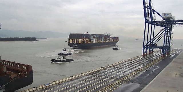 Tàu KOTA PANJANG của Chủ tàu PIL – Pacific International Lines cập Cảng Công-ten-nơ Quốc tế Hải Phòng (HICT).