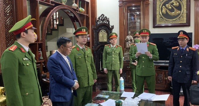 Ông Trương Minh Hiến, nguyên Phó chủ tịch UBND tỉnh Hà Nam bị khởi tố, bắt giam. Ảnh: Công an Hà Nam