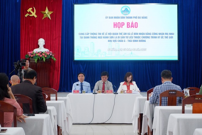 TP. Đà Nẵng tổ chức họp báo thông tin về các sự kiện liên quan đến Ma nhai tại Ngũ Hành Sơn.