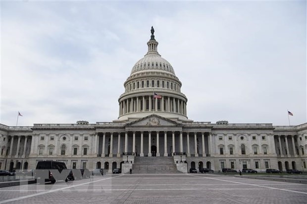Tòa nhà Quốc hội Mỹ tại Washington, DC. (Ảnh: AFP/TTXVN).