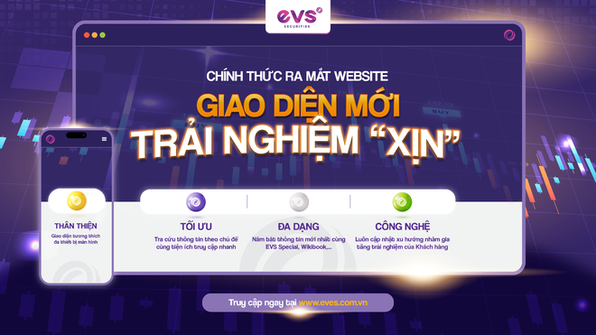 EVS ra mắt website phiên bản mới nhằm tối ưu trải nghiệm khách hàng