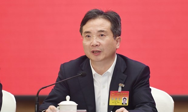 Cựu Bí thư Thành ủy Hàng Châu Chu Giang Dũng. (Nguồn: CNS)