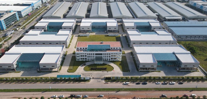 Nhà máy Foxconn tại Khu công nghiệp Quang Châu, Bắc Giang.