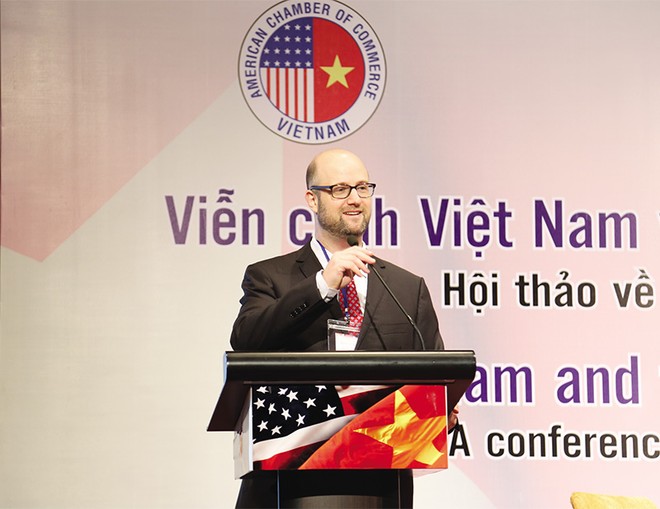 Adam Sitkoff - Giám đốc điều hành Phòng Thương mại Hoa Kỳ (AmCham) tại Hà Nội.