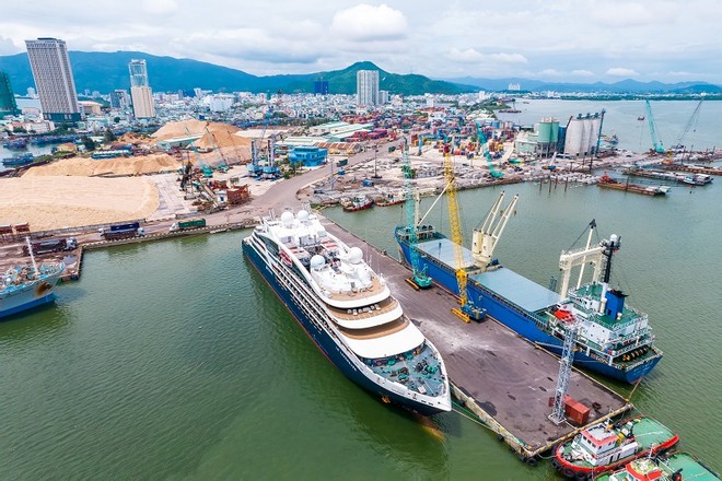 Cảng Quy Nhơn là một trong hai cảng đang chiếm thị phần lớn nhất tại tỉnh Bình Định. Ảnh minh họa (Nguồn: quynhonport).