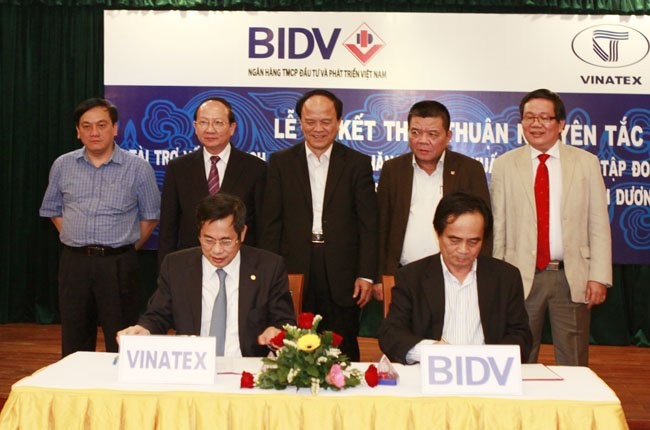 BIDV cam kết tài trợ tín dụng 600 triệu USD cho Vinatex
