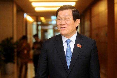 Chủ tịch nước Trương Tấn Sang. Ảnh: Giang Huy.