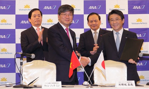 Lãnh đạo Vietnam Airlines và ANA ký hợp đồng hợp tác chiến lược tại Nhật cuối tuần này.