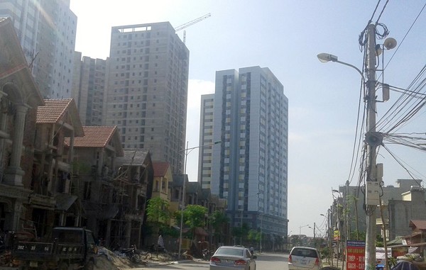 Dự án nhà ở xã hội Rice City nằm phía Tây Nam Linh Đàm
