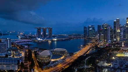 Vịnh Marina của Singapore.