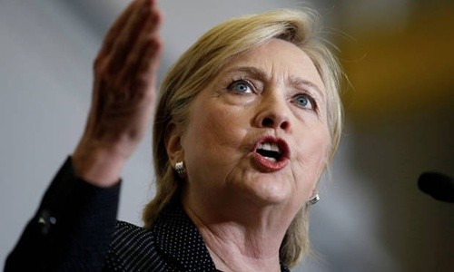 Ứng viên tổng thốngđại diện đảng Dân chủ Hillary Clinton. Ảnh: Reuters