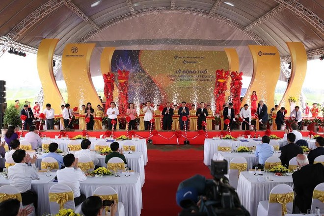 Thủ tướng Chính phủ Nguyễn Xuân Phúc và lãnh đạo Hà Nội tham dự lễ động thổ Công viên Kim Quy