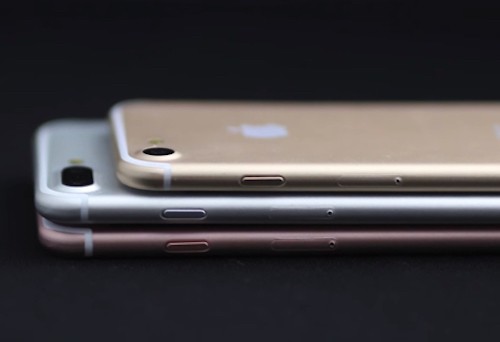  iPhone 7 và 7 Plus có dải ăng-ten được đẩy lên cạnh viền.