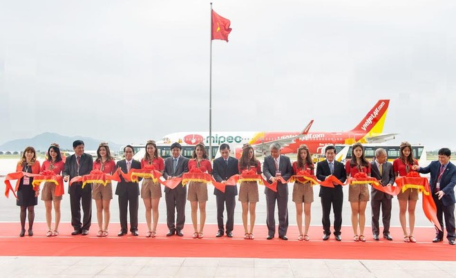 Vietjet cùng lúc khai trương 2 đường bay Hà Nội - Huế và Hà Nội - Đài Bắc