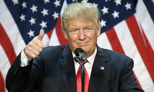 Tổng thống Mỹ mới đắc cử Donald Trump. Ảnh: Telegraph