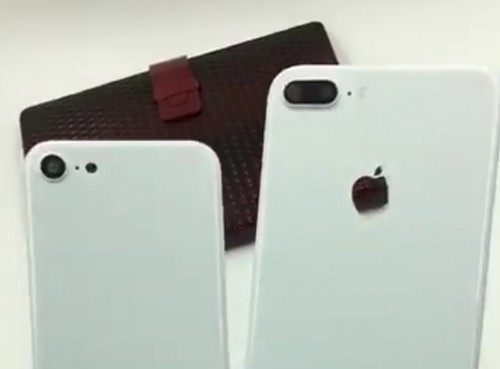 Hình ảnh iPhone 7 và iPhone 7 Plus màu trắng bóng rò rỉ.