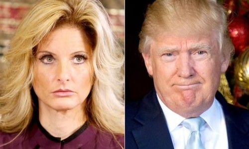 Bà Summer Zervos, người cáo buộc Tổng thống Mỹ đắc cử Donald Trump (phải) tấn công tình dục. Ảnh: Snope