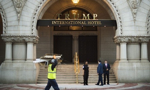 Giá phòng khách sạn tại Washington tăng vọt vì lễ nhậm chức Tổng thống. Ảnh: AFP