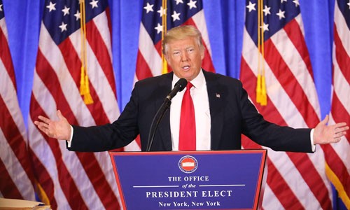 Tổng thống Mỹ đắc cử Donald Trump sẽ nhậm chức vào ngày mai. Ảnh: TVguide