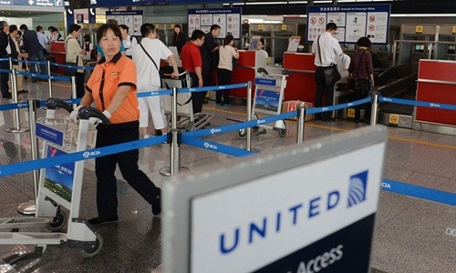 Trung Quốc hiện đóng góp doanh thu lớn nhì cho United Airlines. Ảnh:AFP