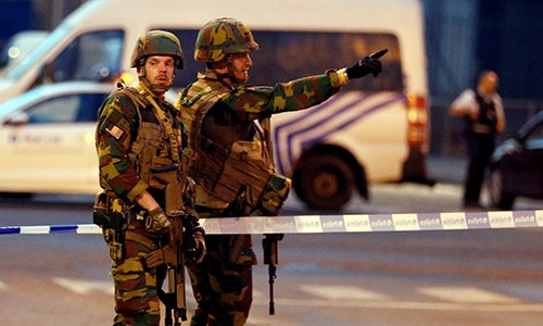 Cảnh sát Bỉ đã tiêu diệt kẻ tấn công. Ảnh:Reuters