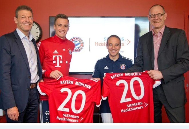 Siemens Healthineers là đối tác về giải pháp y tế chính thức của Câu lạc bộ bóng đá Bayern Munich