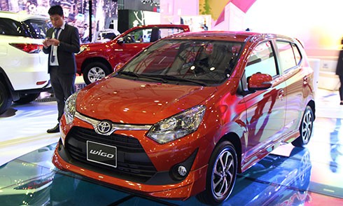 Mẫu compact nhóm A của Toyota ra mắt tại triển lãm Vietnam Motor Show 2017 ngày 1/8.