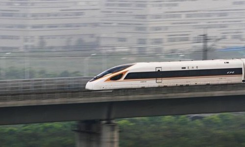 Tàu cao tốc Fuxing của Trung Quốc chạy tuyến Bắc Kinh - Thượng Hải. Ảnh:Reuters