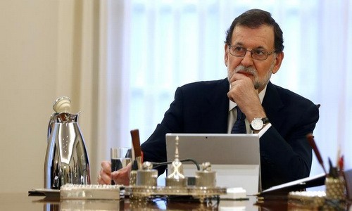 Thủ tướng Tây Ban Nha Mariano Rajoy. Ảnh:Reuters.