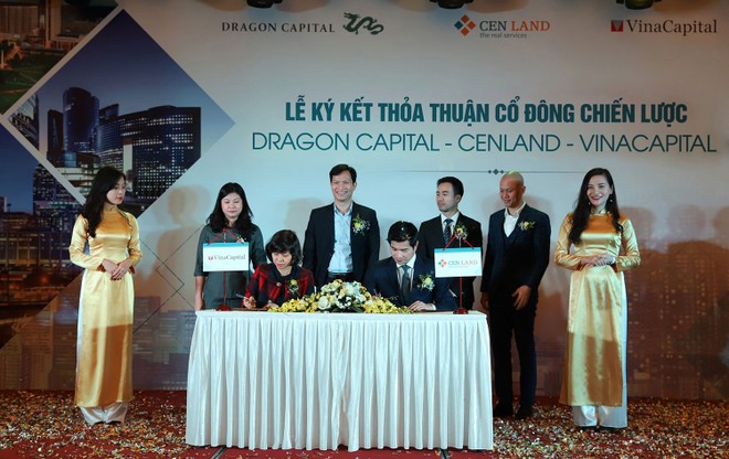 Dragon Capital và Vina Capital là hai cổ đông chiến lược của CENLAND