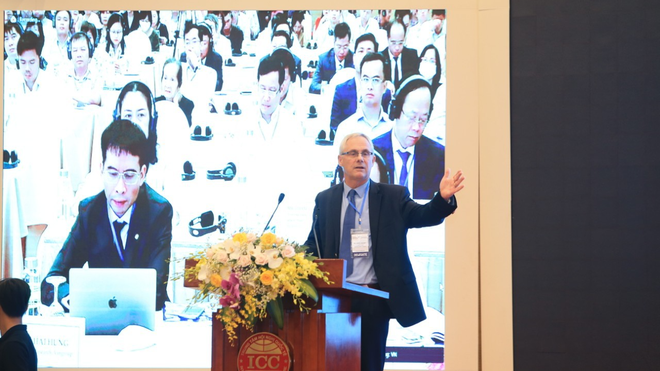 Jacques Morisset, Chuyên gia kinh tế trưởng, Ngân hàng Thế giới tại Việt Nam phát biểu tại Diễn đàn Cải cách và Phát triển (VRDF) 2020. Ảnh: Đức Thanh