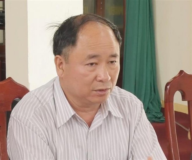 Phó Giám đốc sở Tài nguyên và Môi trường tỉnh Lạng Sơn Nguyễn Đình Duyệt bị kỷ luật cách chức. (Nguồn ảnh: TTXVN).