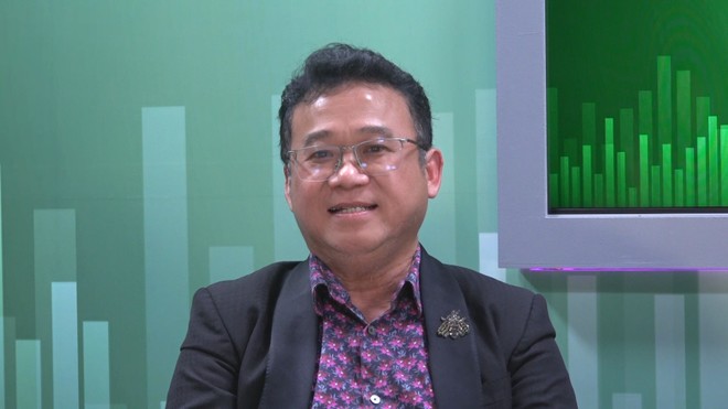 Ông Đặng Thành Tâm, Chủ tịch Tổng Công ty Phát triển Đô thị Kinh Bắc chia sẻ tại Talkshow.