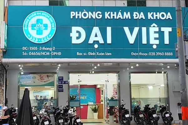 Phòng khám đa khoa Đại Việt tiếp tục bị xử phạt và tước giấy phép hoạt động do vi phạm trong lĩnh vực y tế. (Ảnh: Quang Tuấn)