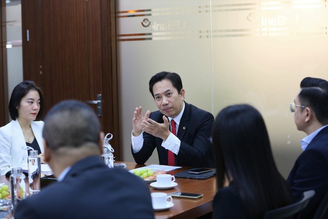 Ông Lê Minh Tâm, Chủ tịch HĐQT LPBS chia sẻ tại ĐHCĐ 