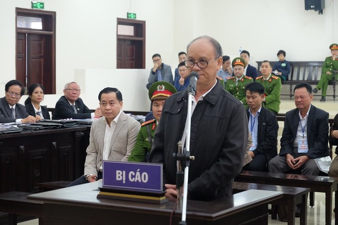 Bị cáo Trần Văn Minh tại tòa. 
