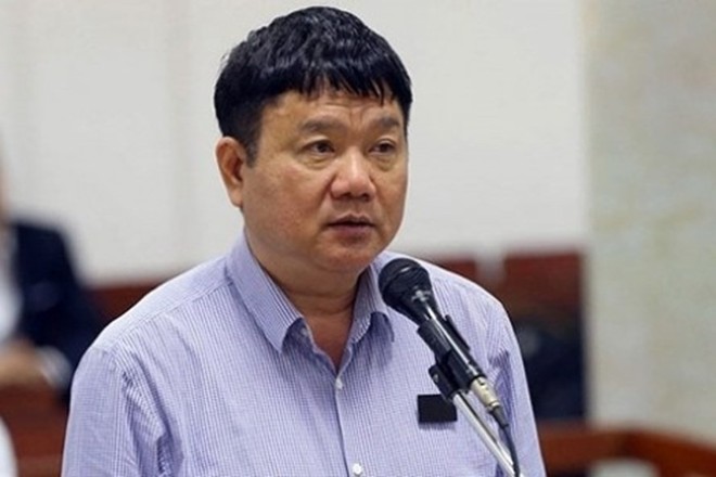 Ông Đinh La Thăng tại phiên tòa năm 2018. Ảnh: TTXVN.