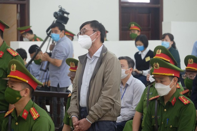 Bị cáo Linh tại phiên tòa sơ thẩm