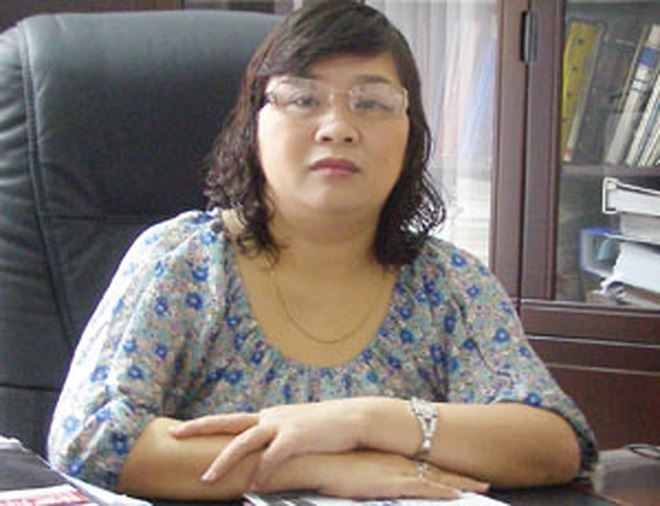 Bà Đỗ Thị Cẩm Thúy thời còn là Chủ tịch HĐQT CTCP Đá Spilít.