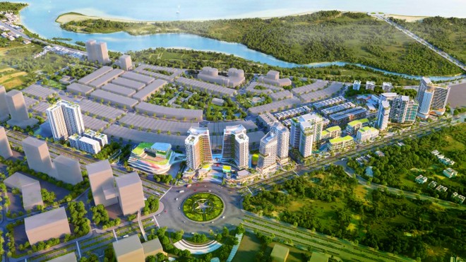 Phối cảnh tổng thể dự án KĐT mới Bắc Vũng Tàu