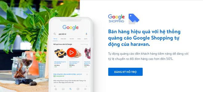 Quảng cáo tự động Google Shopping đầu tiên tại Việt Nam