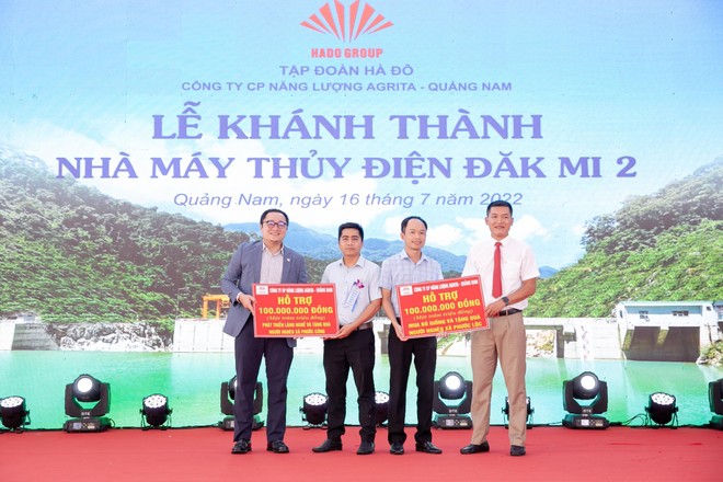 Tập đoàn Hà Đô (HDG) khánh thành Nhà máy Thủy điện Đăk Mi 2 tại Quảng Nam