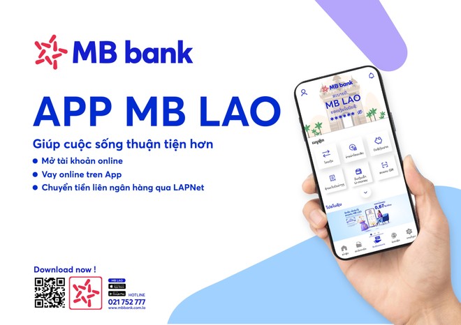 MB chính thức ra mắt ứng dụng App MB Lào