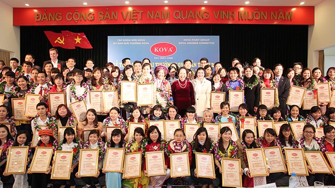 12 tập thể và cá nhân được trao giải thưởng KOVA lần thứ 12