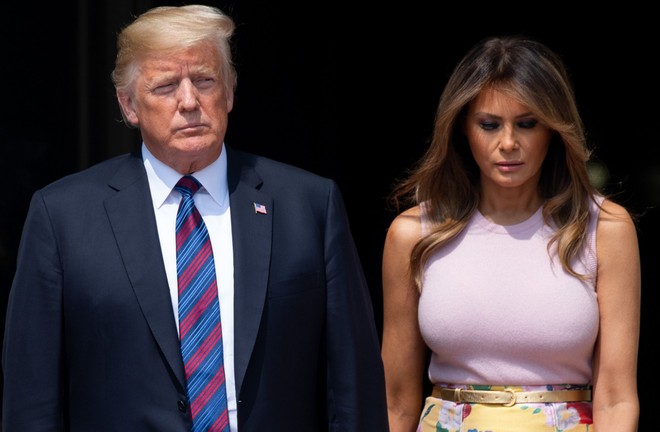 Tổng thống Mỹ Donald Trump và vợ. Ảnh: Getty Images.