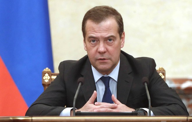 Thủ tướng Nga Dmitry Medvedev. Ảnh: TASS.