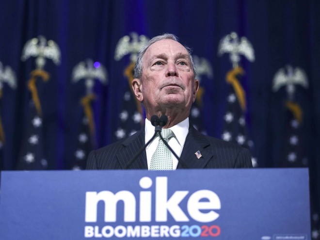 Ông Michael Bloomberg. Ảnh: Getty Images.