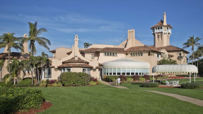 Nhà của Ông Trump tại Mar-a-Lago, Palm Beach, Florida. Ảnh: AP.