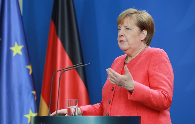 Thủ tướng Đức Angela Merkel. Ảnh:  EPA-EFE.